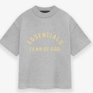 Fear of God Essentials Light Heather Grey Heavy T-Shirt